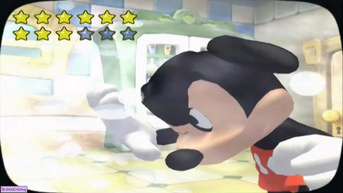 Disney's Magical Mirror Snowboard Mini Game