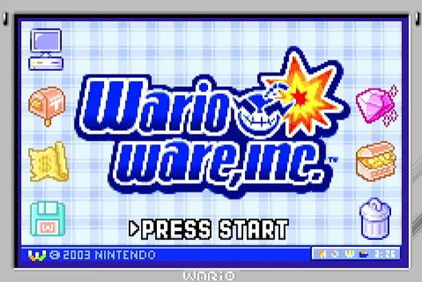 Wario Ware Mega Micro Games Press Start